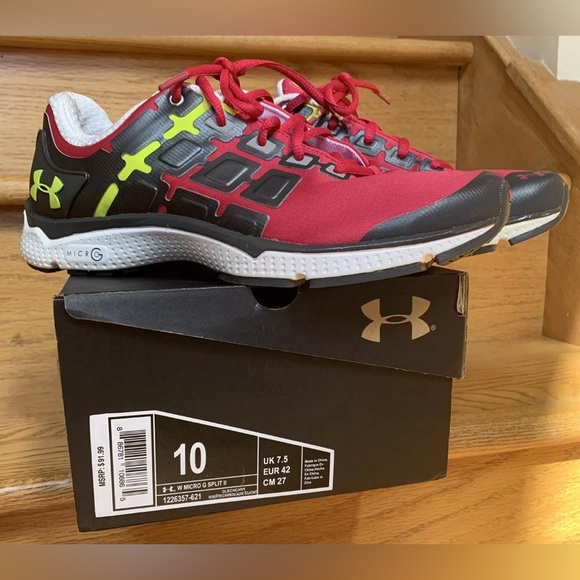 👟NIB Ret $91.99 Women Under Armour UA W Micro G Split II New In Box Size 10 - Picture 3 of 6